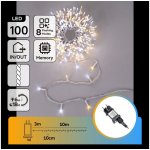 Aigostar - LED Venk vánoční řetěz 100xLED/8 funkcí 13m IP44 teplá/studená B10303JK9 – Hledejceny.cz