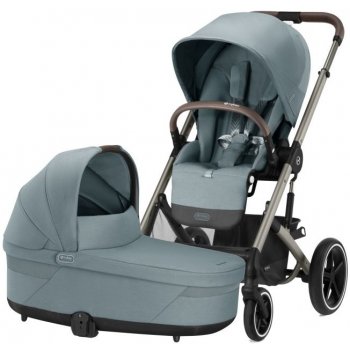 CYBEX Balios S Lux + Cot S Lux 2024 Sky Blue Taupe Frame