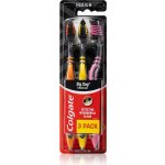 Colgate ZigZag Charcoal zubní kartáčky střední 3 ks – Zboží Dáma