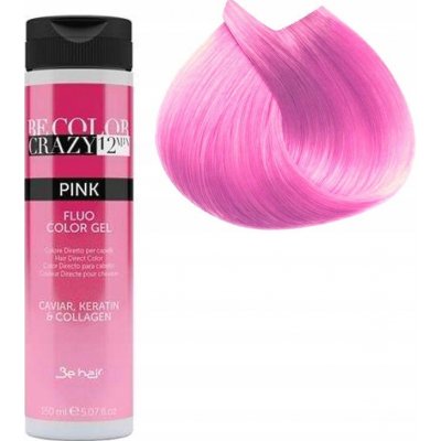 Be Color Crazy Pink gelová barva na vlasy 150 ml – Zboží Mobilmania