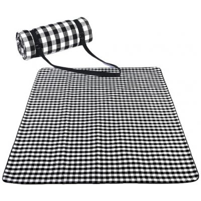 Carla Plážová deka Launek černo-bílá 150 cm x 200 cm – Zboží Mobilmania