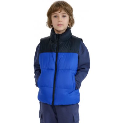 4F chlapecká vesta JWSS25TVJAM208-36S Modrá – Sleviste.cz