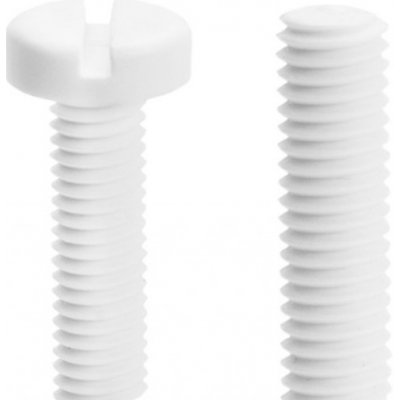 MPJet 1320 Polyamidový šroub M5x30 Bílý 4 ks – Zbozi.Blesk.cz
