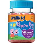 Vitabiotics Wellkid Peppa Pig Vitamin D 400 IU Strawberry Pouch 30 Gummies – Hledejceny.cz