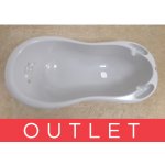 Maltex Vanička ZEBRA se špuntem a protiskluzovou podložkou Šedá – Zboží Mobilmania