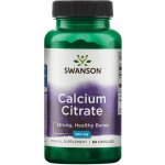 Swanson Calcium Citrate 200 mg 60 kapslí – Hledejceny.cz