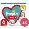 Plenky Pampers 2x Pants 6 15 kg+ 84 ks