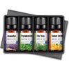 Vonný olej Natural Essential Oils Dárková sada 4 esenciálních olejů 4 x 10 ml