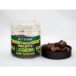 Jet Fish Legend Range Boosterované pelety 250ml 12mm SEAFOOD ŠVESTKA/ČESNEK