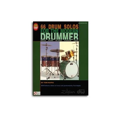 Tom Hapke 66 Drum Solos for the Modern Drummer noty, bicí +video