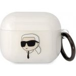 Karl Lagerfeld AirPods 3 cover Silicone Choupette Head 3D KLA3RUNCHH – Zboží Živě