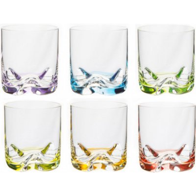 R-glass TRIO barevné skleničky na vodu lihoviny 6 x 300 ml – Zboží Mobilmania