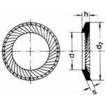 podložka M4 pr. 4.3x7x0.5 BÍLÝ ZINEK typ S SCHNORR DIN 9250S – Hledejceny.cz