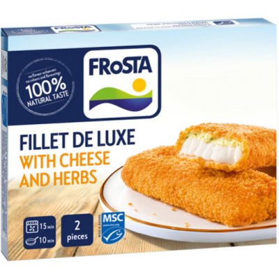 Frosta Filé z tresky pestré se sýrovou omáčkou mražené 220 g – Zboží Dáma