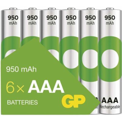 GP ReCyko AAA 950mAh 6 ks B2511V – Zboží Živě