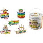 Viga Dřevěná stavebnice 250 kostek – Zboží Dáma