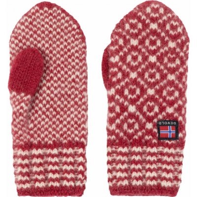 Devold Svalbard mitten hindberry/offwhite – Hledejceny.cz
