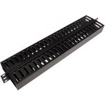 VALUE 19 vyvazovací panel 1U oboustranný plastový kanál 40 x 50 mm černý 26.99.0321 – Zboží Živě