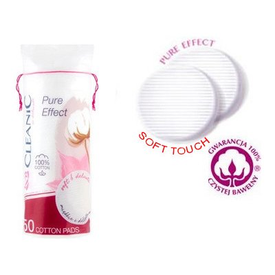 CLEANIC Pure Effect kosmetické podušky travel 50 ks – Zboží Dáma