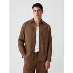 Gap pánská lněná košile hnědá – Hledejceny.cz