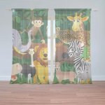 Sablio Záclony Zvířátka: 2ks 150x250cm – Hledejceny.cz