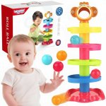 Woopie spirálová věž s koulodráhou a 3 míčky – Zboží Mobilmania