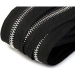 Zip kovový šíře 5 mm metráž - 320 šedá hematit – Hledejceny.cz