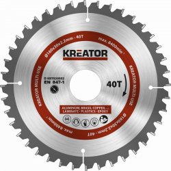 KREATOR KRT020502 Pilový kotouč univerzální 160mm, 40T