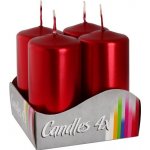 Bispol adventní 4/40/80 metalik červená – Hledejceny.cz