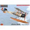 Sběratelský model Kovozávody Prostějov Avro 504L 'Float version' 3x camo 1:72