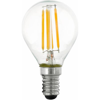 Eglo 110183 BULB C45 Vypínačem stmívatelná LED žárovka E14, 4,5W, 2700K, crystal retro, 470lm, malá baňka – Zboží Mobilmania