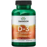 Swanson Vitamín D3 1000 iu Cholekalciferol 60 kapslí – Hledejceny.cz