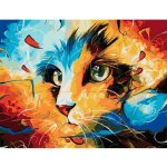 Norimpex Diamantové malování Abstraktní kočka 30 x 40 cm – Zbozi.Blesk.cz