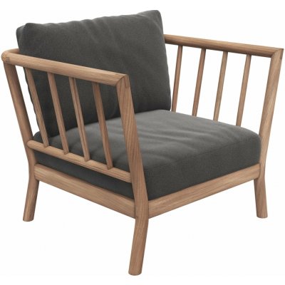 Fritz Hansen Zahradní křeslo Tradition, Charcoal – Hledejceny.cz