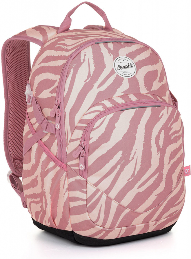 Topgal batoh růžová zebra Yoko