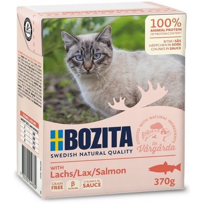 Bozita Cat Fresh Menu kousky v omáčce s lososem 370 g – Zbozi.Blesk.cz