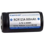 KeepPower RCR123A 800mAh 16340 – Zboží Živě