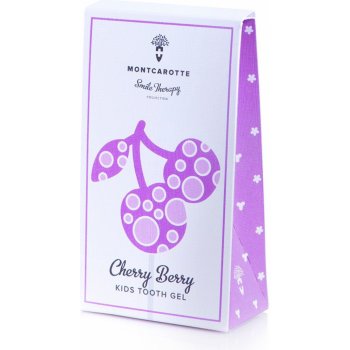 Montcarotte Kids Tooth Gel "Cherry Berry" dětský zubní gel s třešňovou příchutí 30 ml