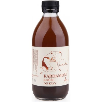Vanda Vanda sirup do kávy Kardamom & růže 330 ml