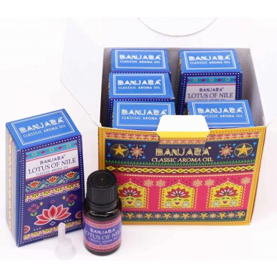 Banjara Indický Vonný Olej Lotos Nilu 10 ml – Hledejceny.cz