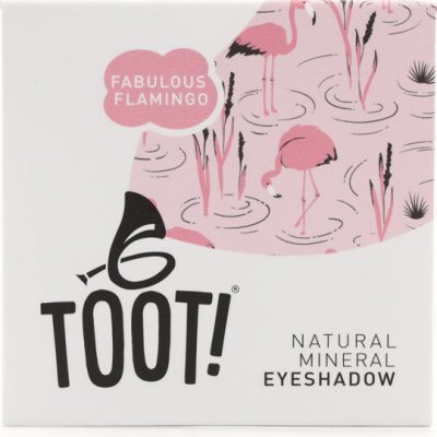 TOOT! Minerální oční stíny růžové Fabulous Flamingo 2,3 g – Zboží Dáma