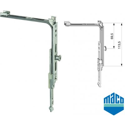 Maco Rohový převod svislý Multi-Matic 222209 – Zboží Mobilmania