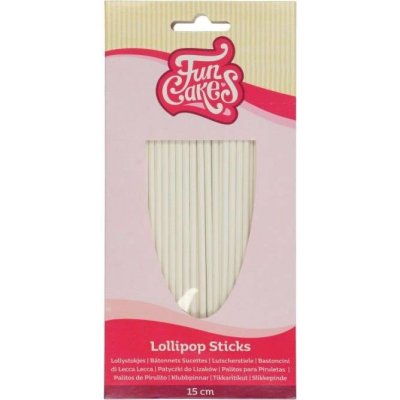 Fun Cakes Tyčinky na lízátka Lollipop15 cm – Zboží Dáma