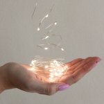 Světelný LED řetěz 40 světýlek délka 4 m Star Trading Dew Drop - stříbrný – Zboží Dáma