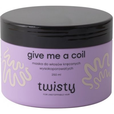 Twisty Give Me A Coil maska na kučeravé vlasy s vysokou pórovitosťou 250 ml