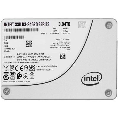 Intel D3-S4620 Series 3,84TB, SSDSC2KG038TZ01