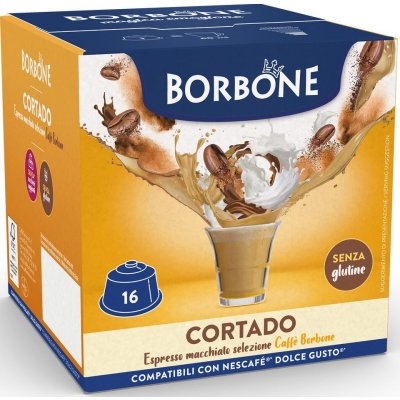 Caffé Borbone Cortado kapsle do Dolce Gusto 16 ks