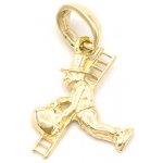 B&B Goldinvestic Zlatý přívěsek kominíček se srdíčkem N5558 – Zbozi.Blesk.cz