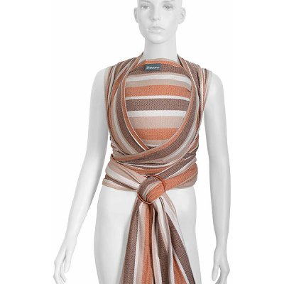 Dacony Šátek pár kroužků skořice – Zboží Dáma