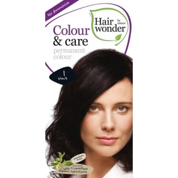 Hairwonder BIO přírodní dlouhotrvající barva Hairwonder černá 1